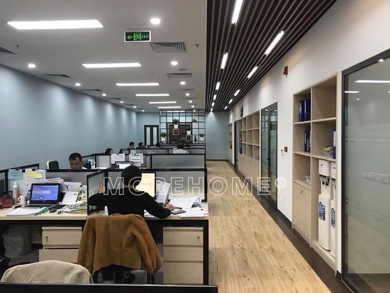 Thi công nội thất văn phòng VISCO đẹp, hiện đại tại Hà Nội