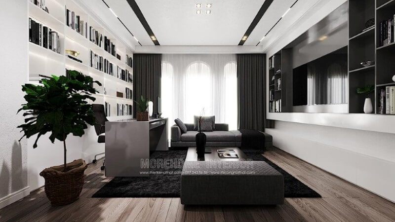 Mẫu sofa đẹp cho phòng làm việc tại nhà